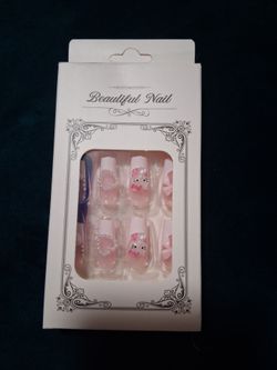 Hello Kitty Nails