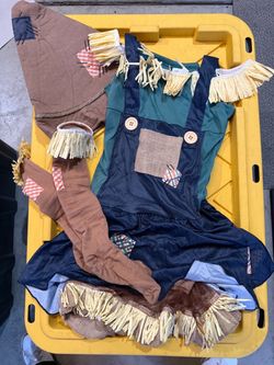Girls Scarecrow Costume SIZE: XL