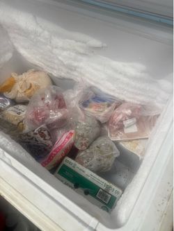 White freezer