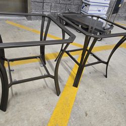 Metal Coffee Table And End Table Set