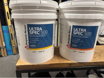 Benjamin Moore Paint (flat and satin/pearl)