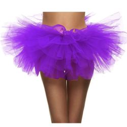 Simplicity Women's Classic 5 Layered Tulle Tutu Skirt