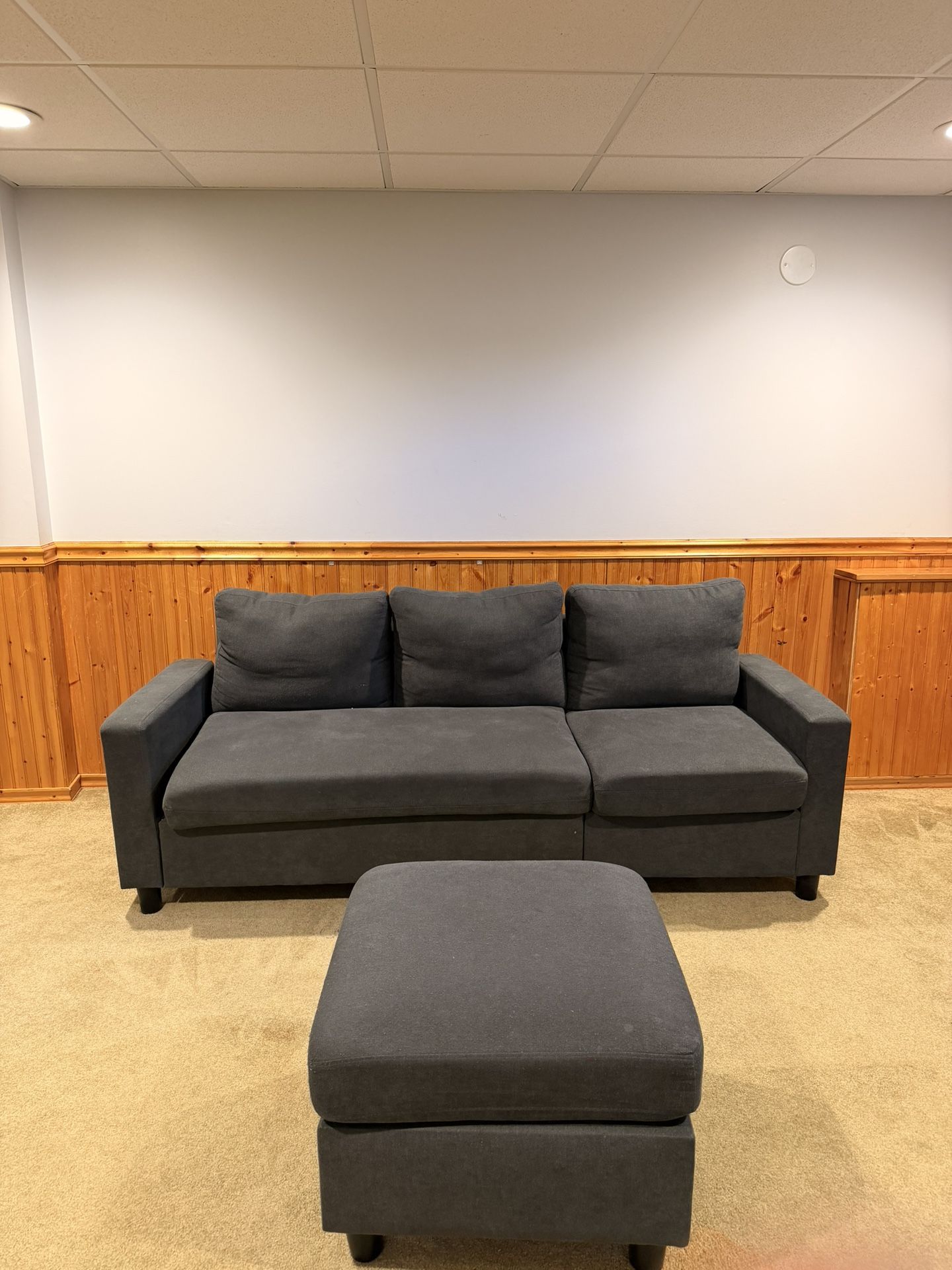 Upholstered Sofa 77.55”