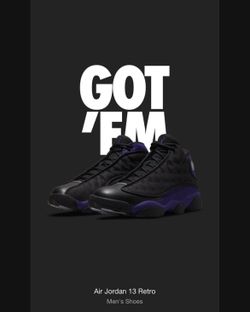Air Jordan 13 Retro Court Purple 