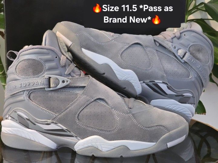 Jordan 8 Retro "Cool Grey"_Size 11.5 *Very Near Brand New*