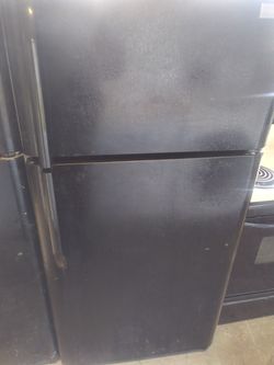 Black Frigidaire refrigerator