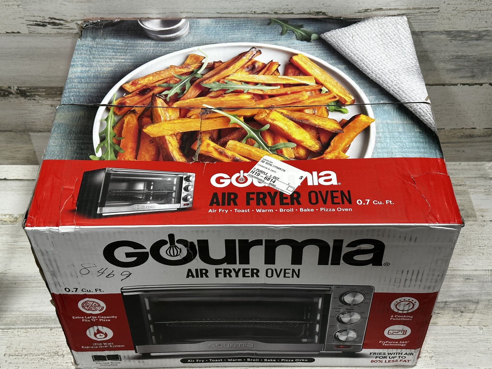 GOURMIA (#GTF7350) Air Fryer Oven - Air Fry/Toast/Warm/Broil/Bake/Pizza Oven - NEW!!!