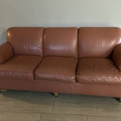 Leather Ethan Allen Couch