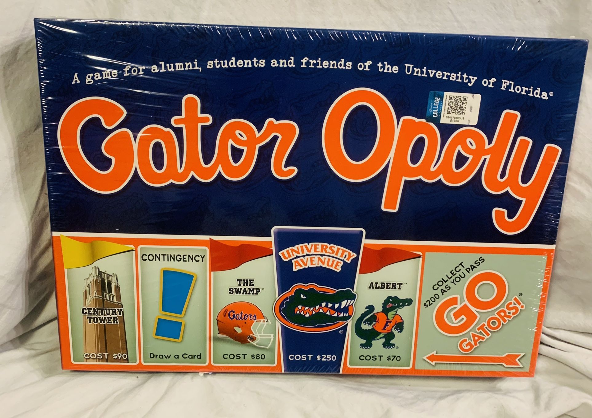 Brand New Sealed- Gatoropoly Board Game University’ of FL College