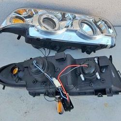 95-01 Bmw E38 7 Series LED Projector Headlights Luces Calaveras Micas Faros Focos Faroles