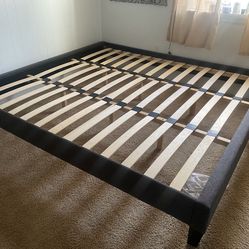 King Bed Frame - Grey