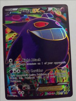 Gengar EX card from the 2014 XY Phantom Forces expansion, numbered 114/119.