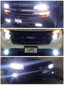 2 pcs LED Car Headlights, Fogs, & Daytime (White 6500k, 8000 Lumens) *6 Months Warranty*