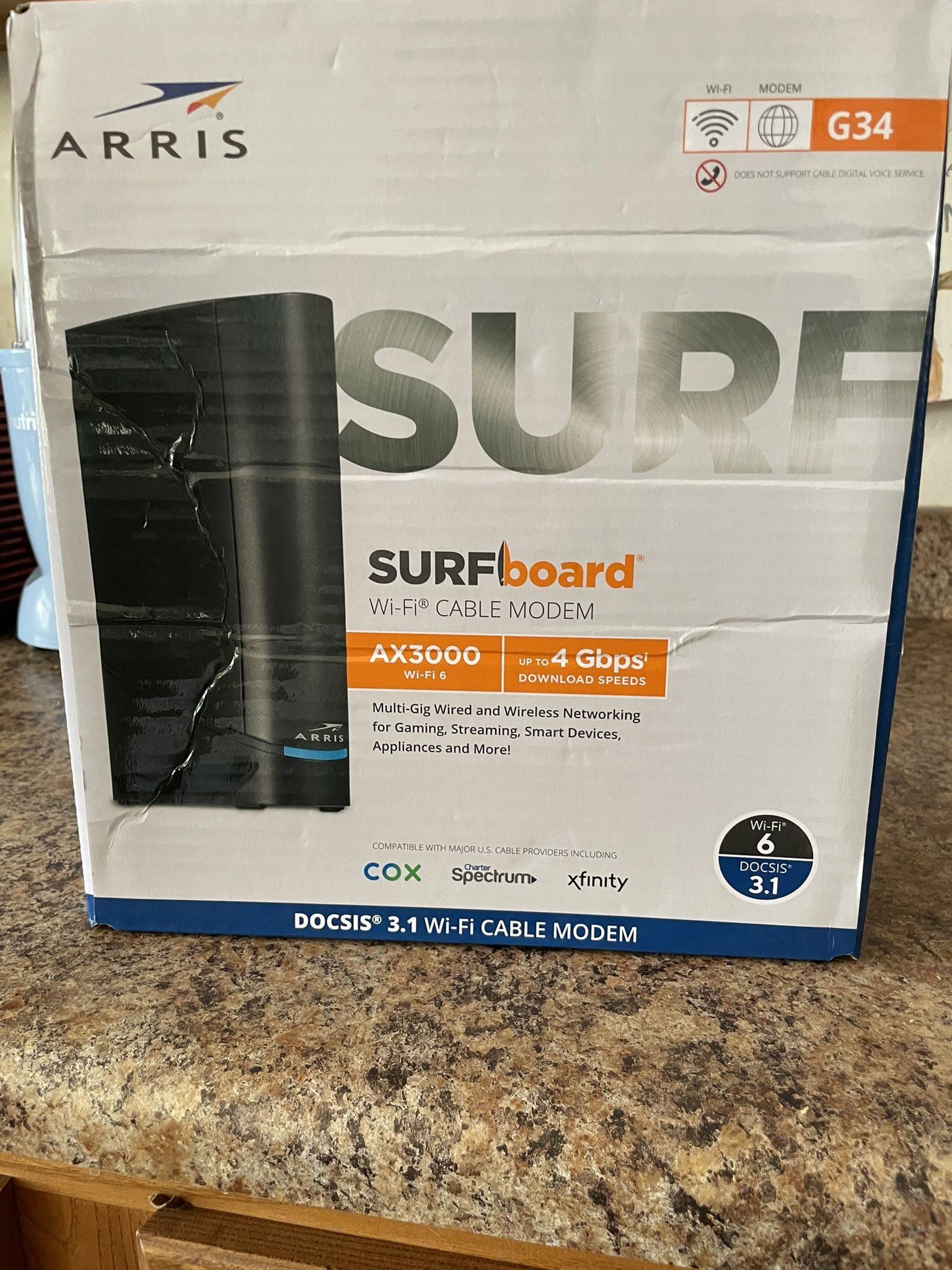 Arris cable modem/router combo 