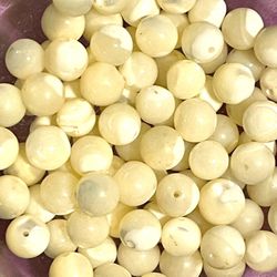 Lot Of 8mm Mother Of Pearl Beads