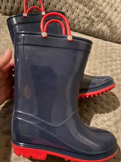 Boys rain boots size 13 $5