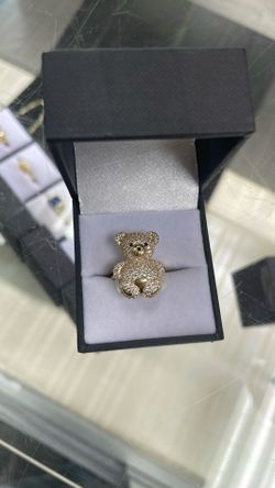 14k Teddy Bear Ring
