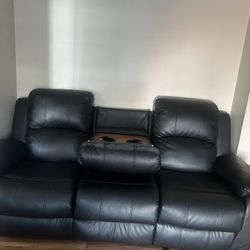 Leather Couch Set 