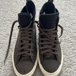 CONVESE CHUCK TAYLOR II COUNTER CLIMATE SNEAKERS BROWN HIGH TOP MENS 9.5