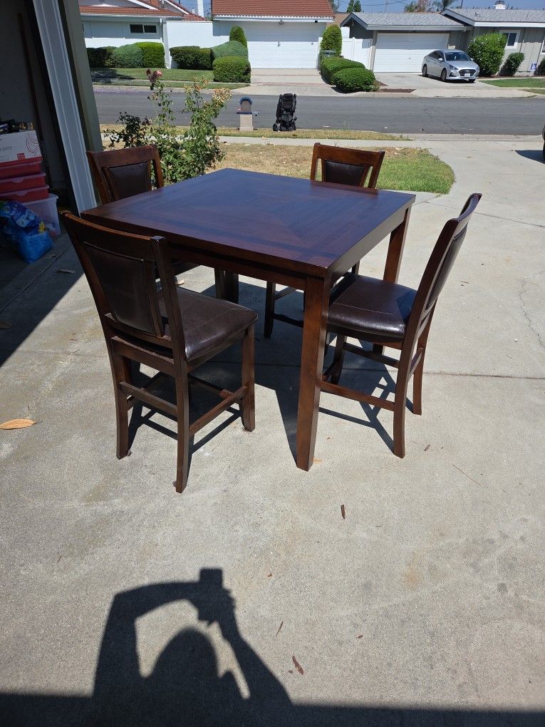 Bar Height Dining Table