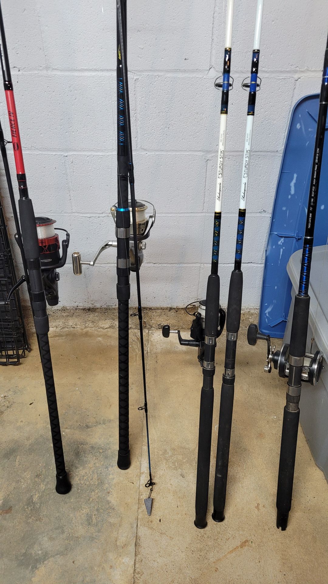 Striper season! Fishing rods