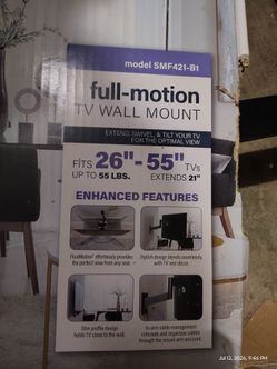 Sanus t.v. mount full motion