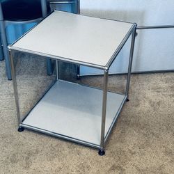 Vintage USM Haller Swiss Authentic Side Table Pickup La Jolla