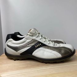 Ecco Casual Cool Premier Golf Shoes Leather Men’s EU47 US Size 13-13.5 (F961)