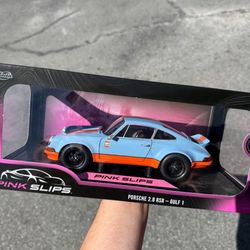 Rare Gulf Porsche 1:18 Pink Slips