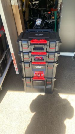 CRAFTSMAN VERSASTACK 40” H X 22” W X 18” Deep FILLED WITH TOOLS!!!