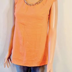 Neon Orange With Gold Chain Size M