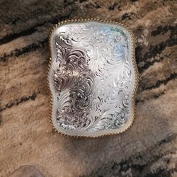 Belt Buckle.  Montana Silversmiths. 