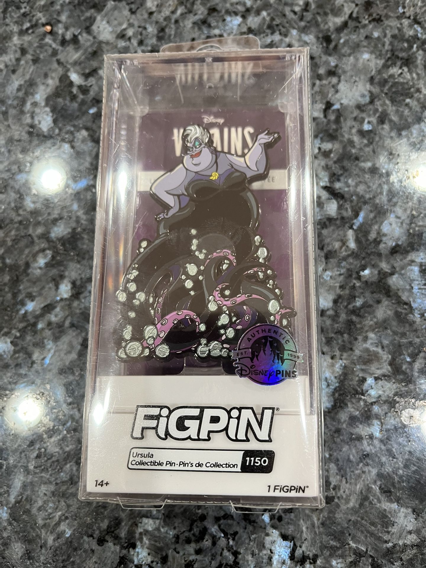 FigPin Disney Villains Ursula #754 . Brand new factory sealed.