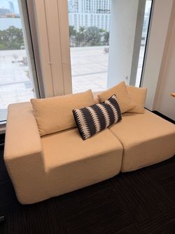 Two-Seater Boneless Couch