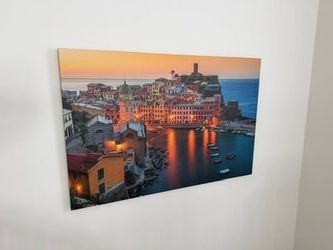 Italian Cinque Terra Canvas Wall Art