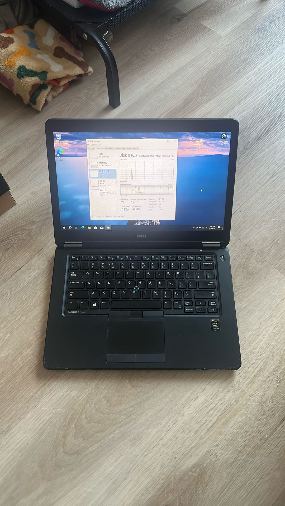 Dell Latitude i7-6700 512GB SSD 8GB RAM laptop 