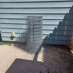 Cage, Wire, 16 Gauge Galvanized 60' L X 4' H - 2" X 4" Spacing Like New