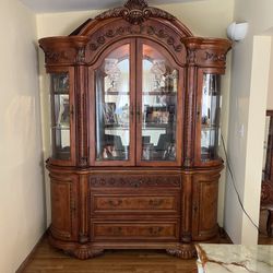 Large Wooden Hutch Or Armoire 