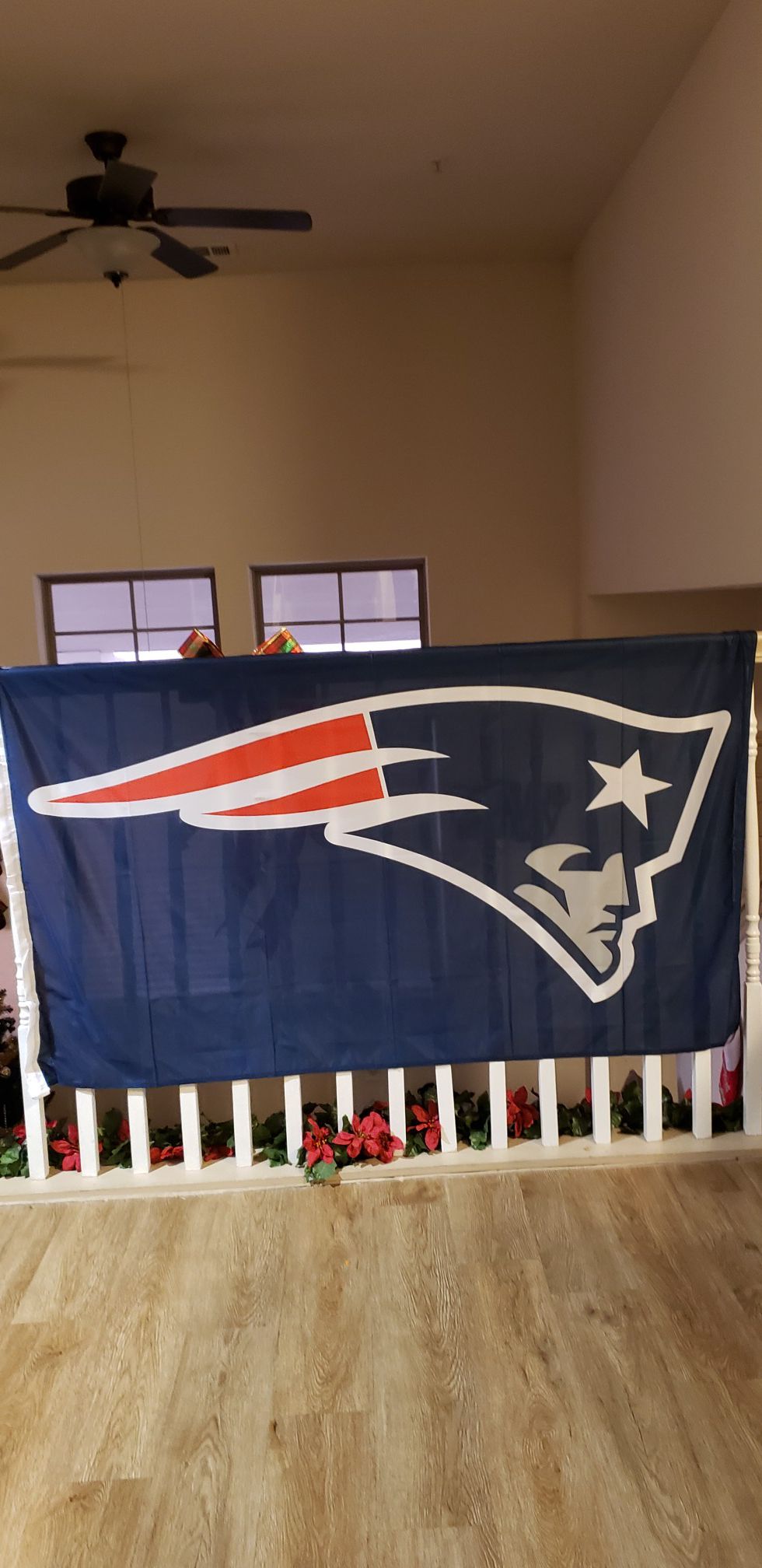 Patriots 3 X 5 team flag