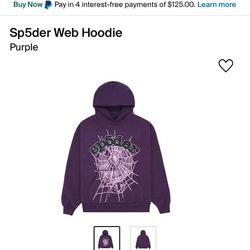 Sp5 hoodie  Size M 