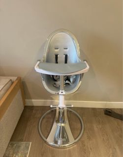Silver bloom high chair
