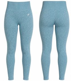Gymshark Marl Seamless High Rise Blue Leggings