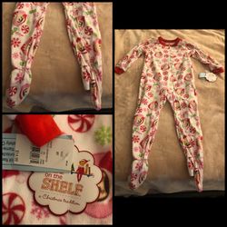 Elf on the shelf fleece pajama 5t