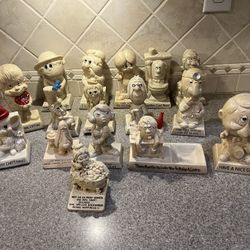 Vintage lot of 14 Russ Berrie & 2 Paul- 1(contact info removed) figures. Pricing is for all. 