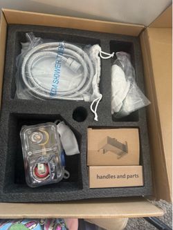 SR SUN RISE 12 Inch Square Shower System, Rain Shower Head and Slide Bar Hand...