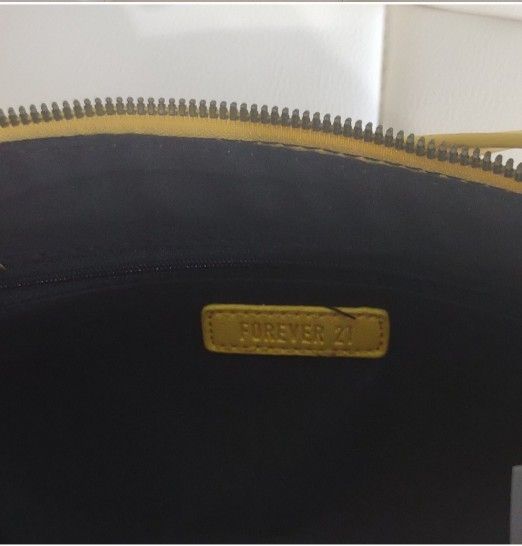 Forever 21 Women Yellow Handbag