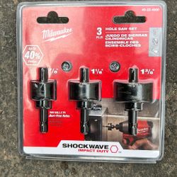 3 Hole Saw Set