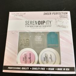 Color Club | SEREN-DIP-ITY Sheer Perfection Starter Kit, Nail Color Dip Kit