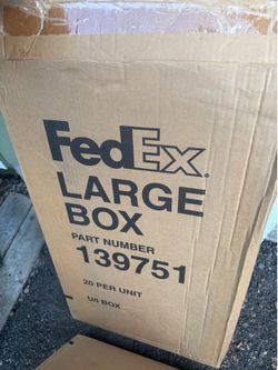Free FedEx boxes