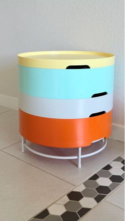 Round storage drawer / nightstand/ side table